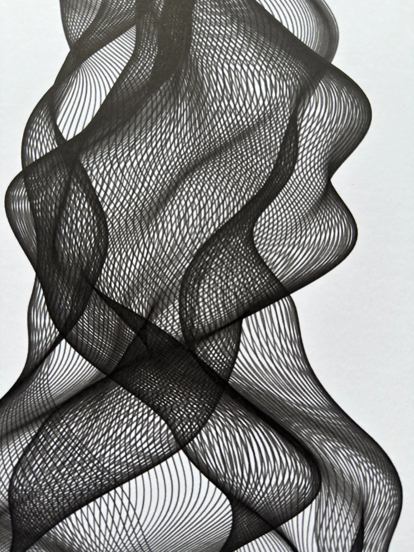 Curves of Her ink linework detail