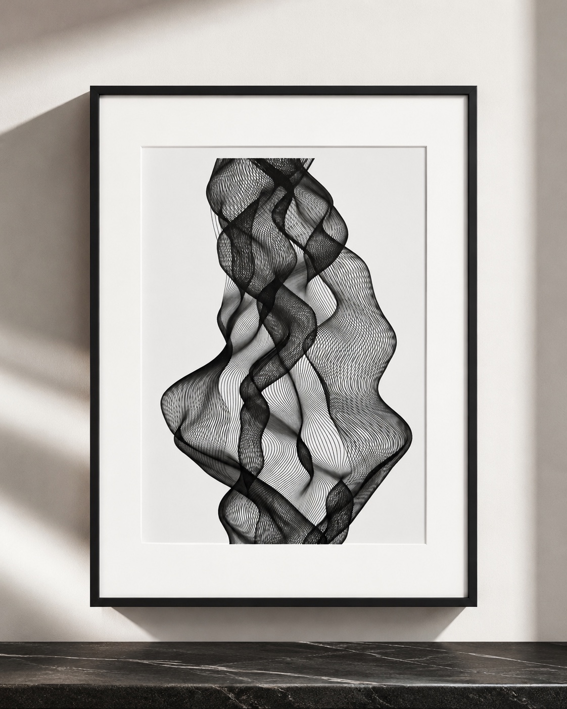 Curves of Her No. 2, Ink on paper, A3, 2026
