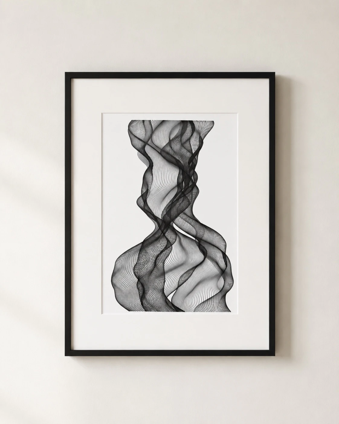 Curves of Her No. 03, Ink on paper, A3, 2026
