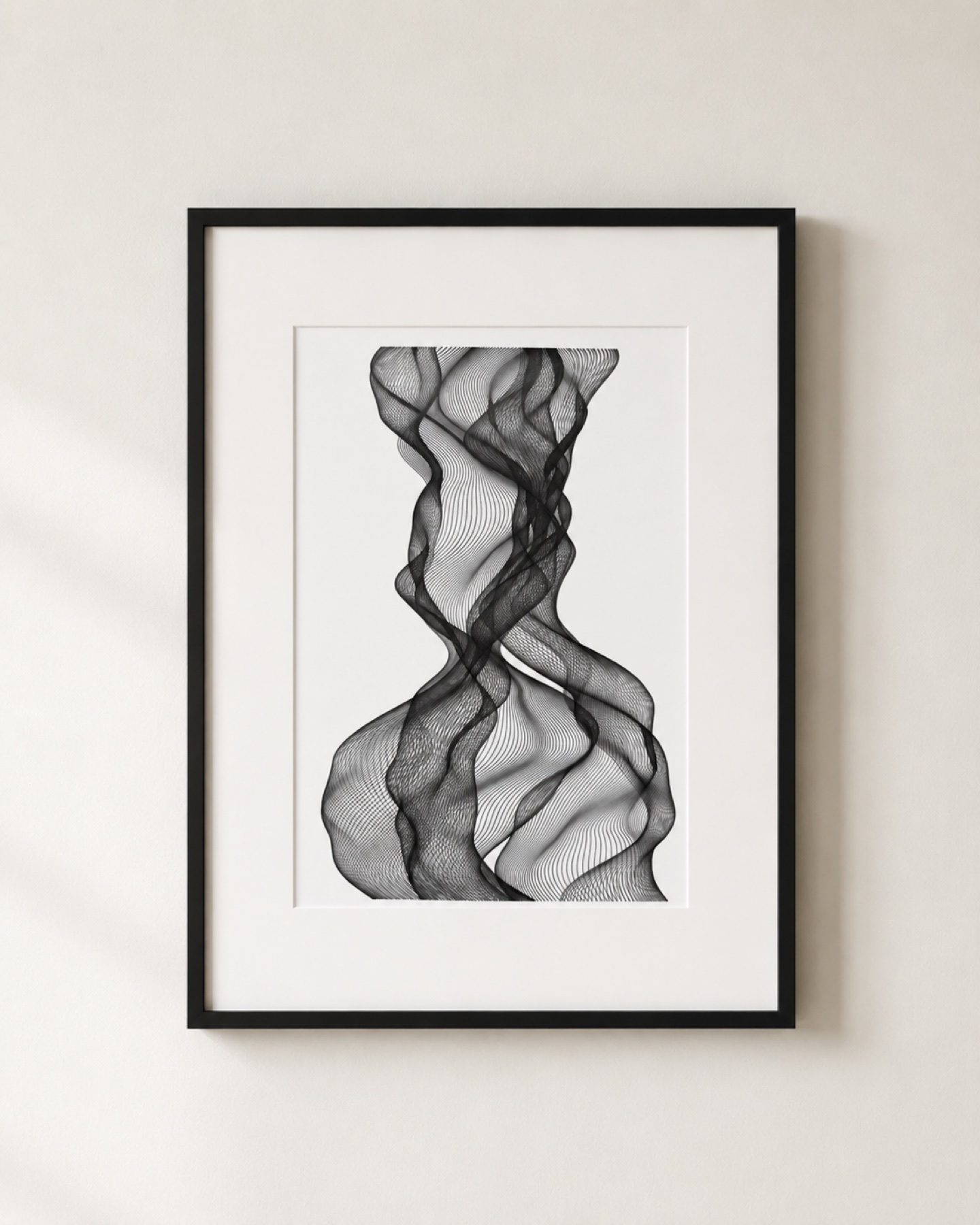 Curves of Her No. 3, Ink on paper, A3, 2026