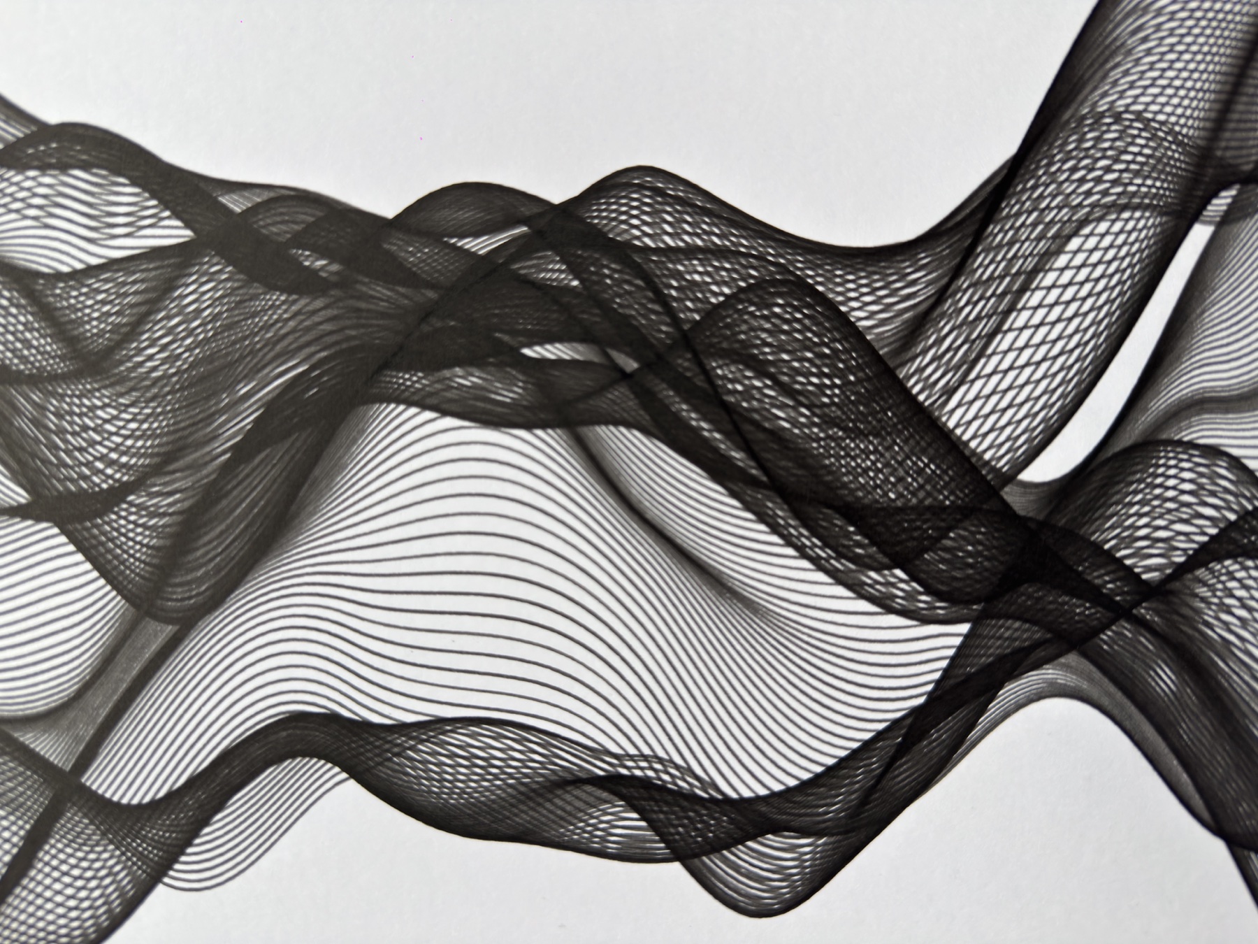 Curves of Her No. 3, linework detail