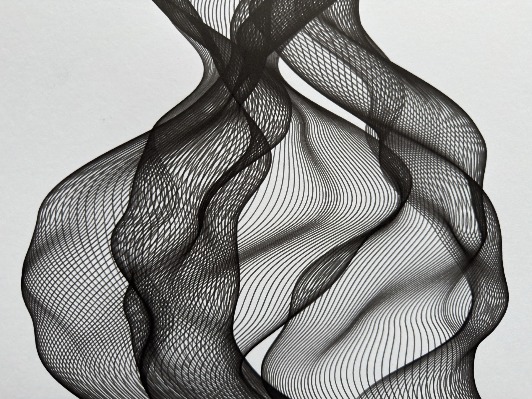 Curves of Her No. 3, paper texture
