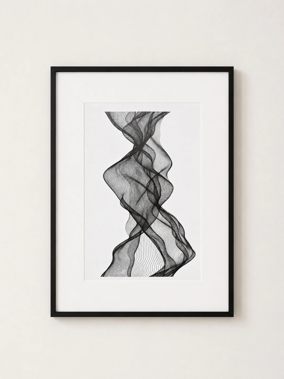 Curves of Her No. 04, Ink on paper, A3, 2026