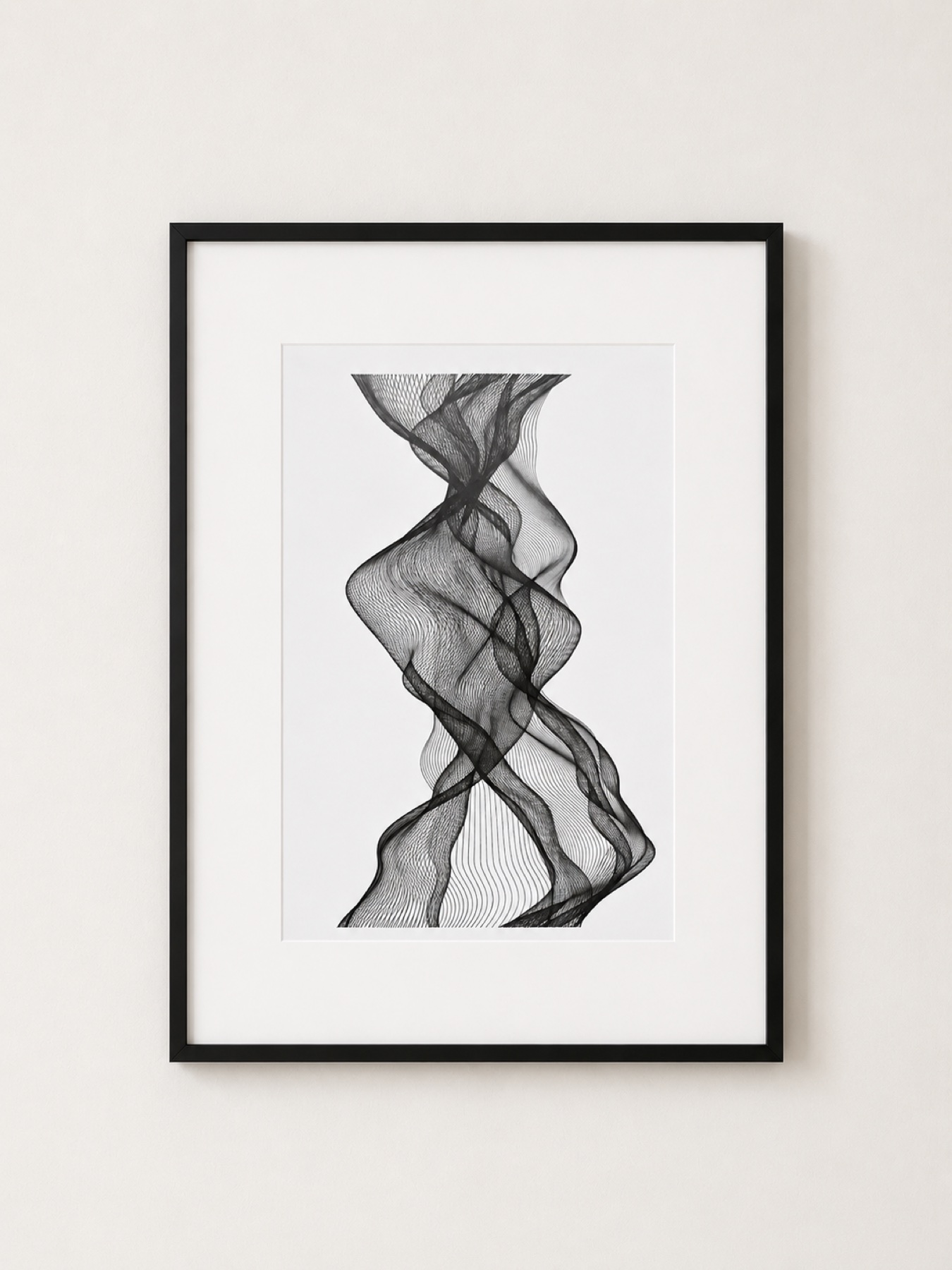Curves of Her No. 4, Ink on paper, A3, 2026