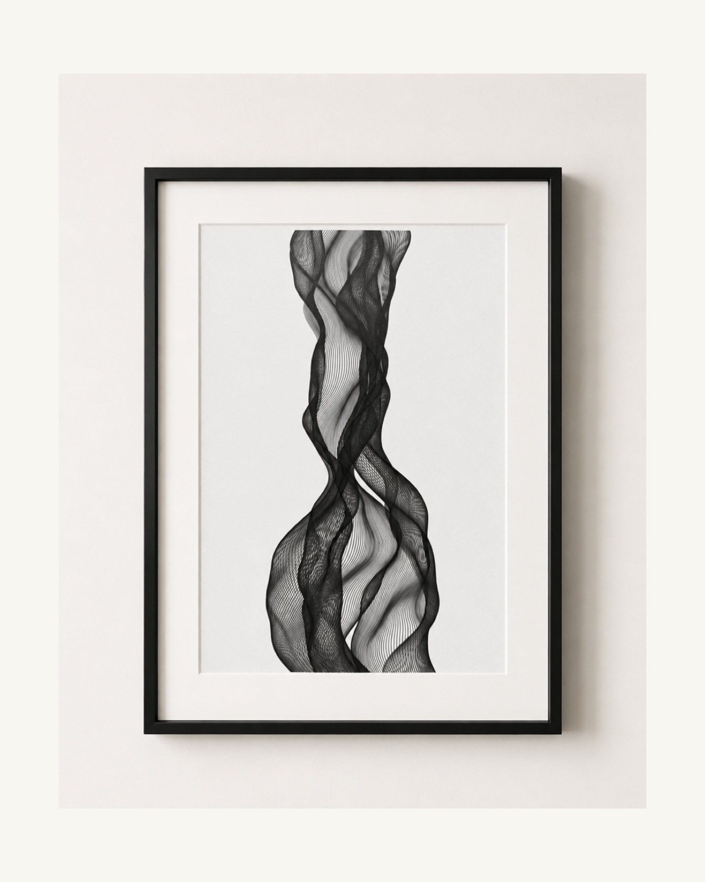 Curves of Her No. 5, Ink on paper, A3, 2026