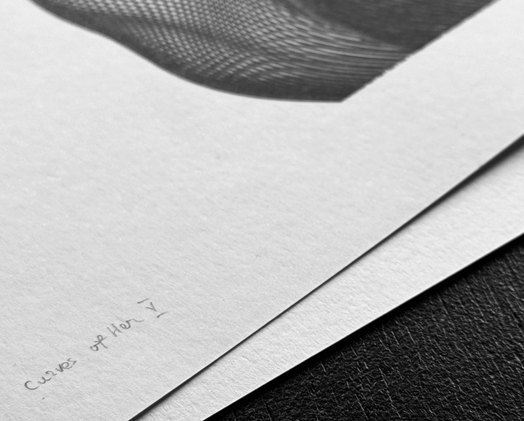Curves of Her No. 5, signature detail