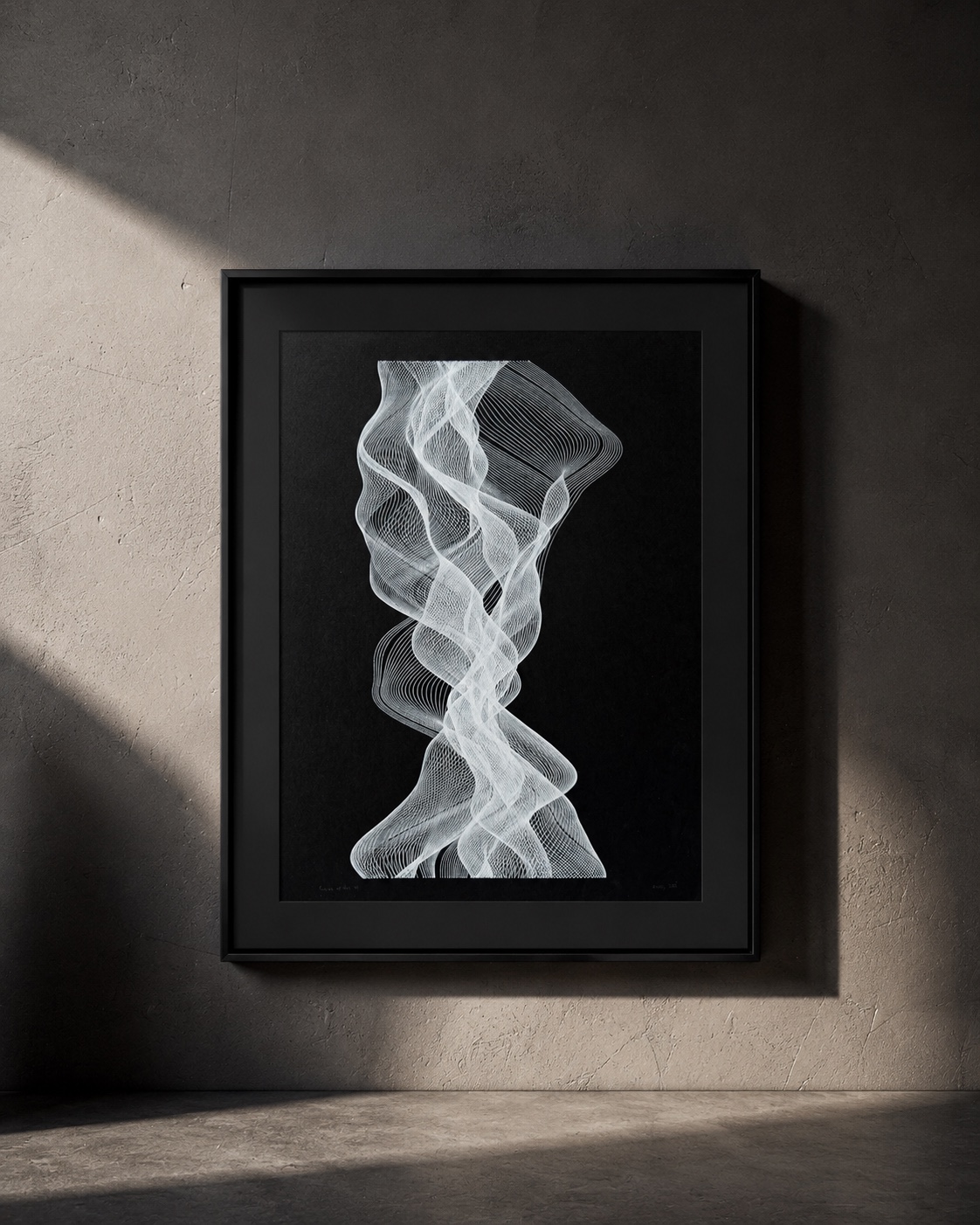 Curves of Her No. 6, Ink on paper, A3, 2026