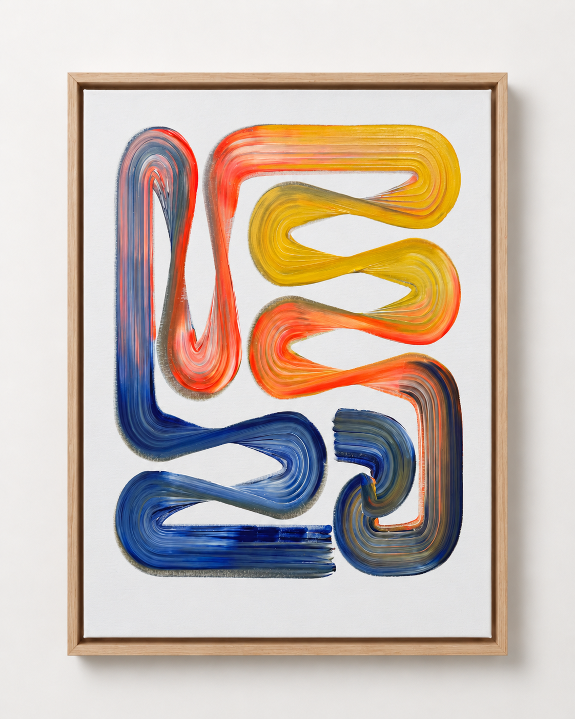 Lineage V, Akrilas ant drobės, 50 x 70 cm, 2026